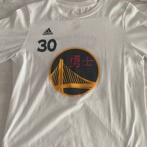 Youth Steph Curry Chinese Cotton T-shirt
